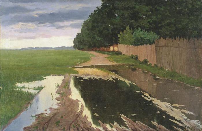 Paul Raud A Landscape oil painting image